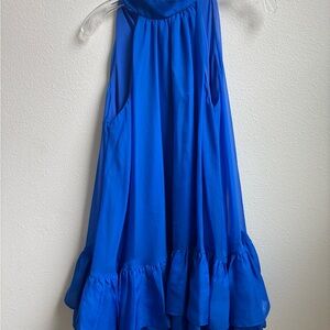 Alice + Olivia Cobalt Blue Sleeveless Dress